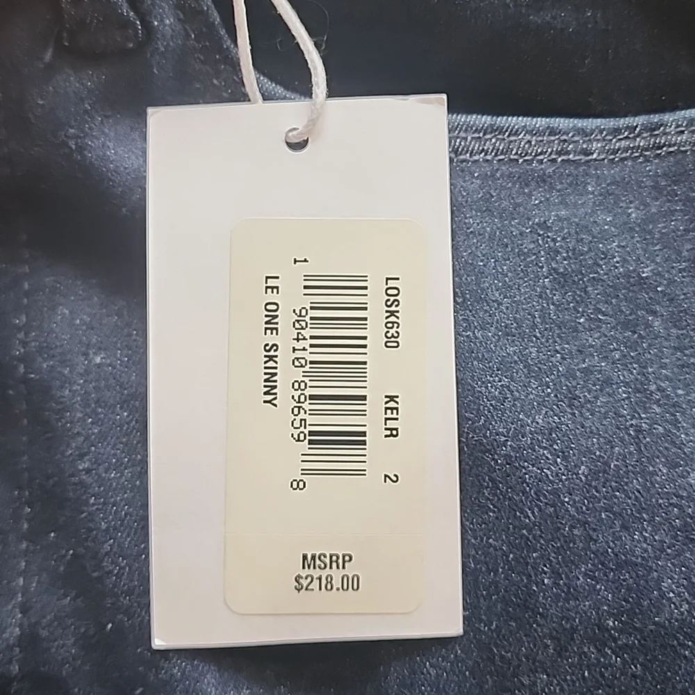 NWT FRAME JEANS LE ONE SKINNY MID-RISE STRAIGHT LEG SZ 2 msrp $218 - Picture 6 of 6